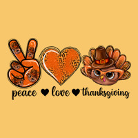 Peace Love Thanksgiving Bbs Vintage Hoodie | Teevron