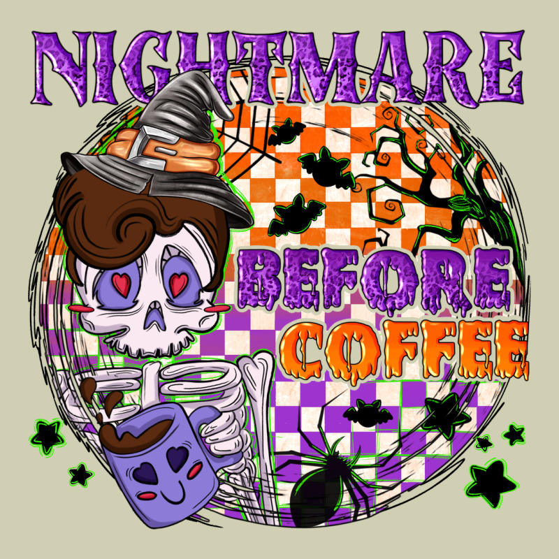 Nightmare Before The Coffee Halloween Heavy Core Tee by NancyCooperArtShop | Teevron