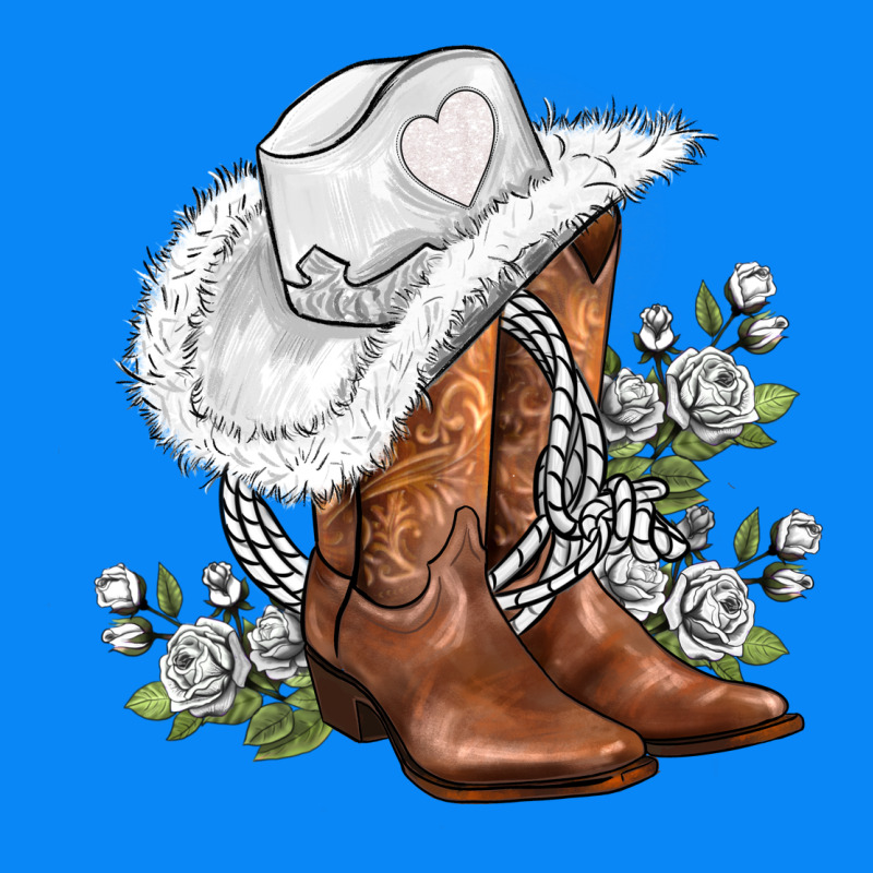 White  Cowgirl  And Roses Zipper Hoodie by AdoDesignShop | Teevron