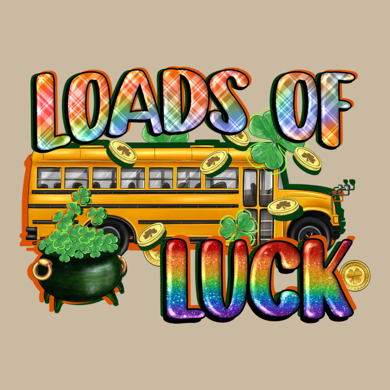 Loads Of Luck With School Bus St. Patrick's Day Long Sleeve Tee by FaDigitalArtStudio | Teevron