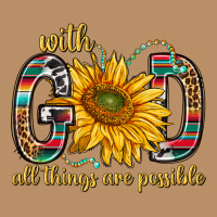 With God All Things Are Possible With Sunflower Bbs Vintage Hoodie | Teevron