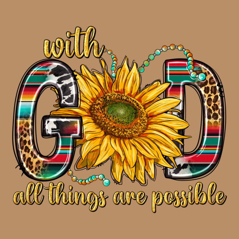 With God All Things Are Possible With Sunflower Bbs Vintage Hoodie by BundleAndBundleShop | Teevron