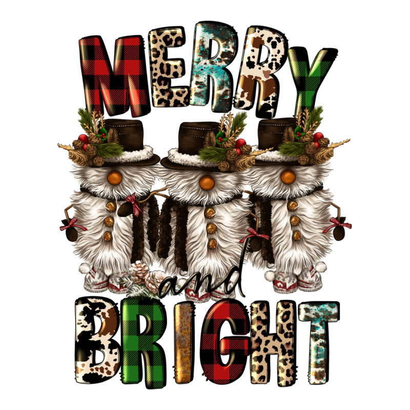 Merry And Bright Ladies Tee by CowGirlArtShop | Teevron