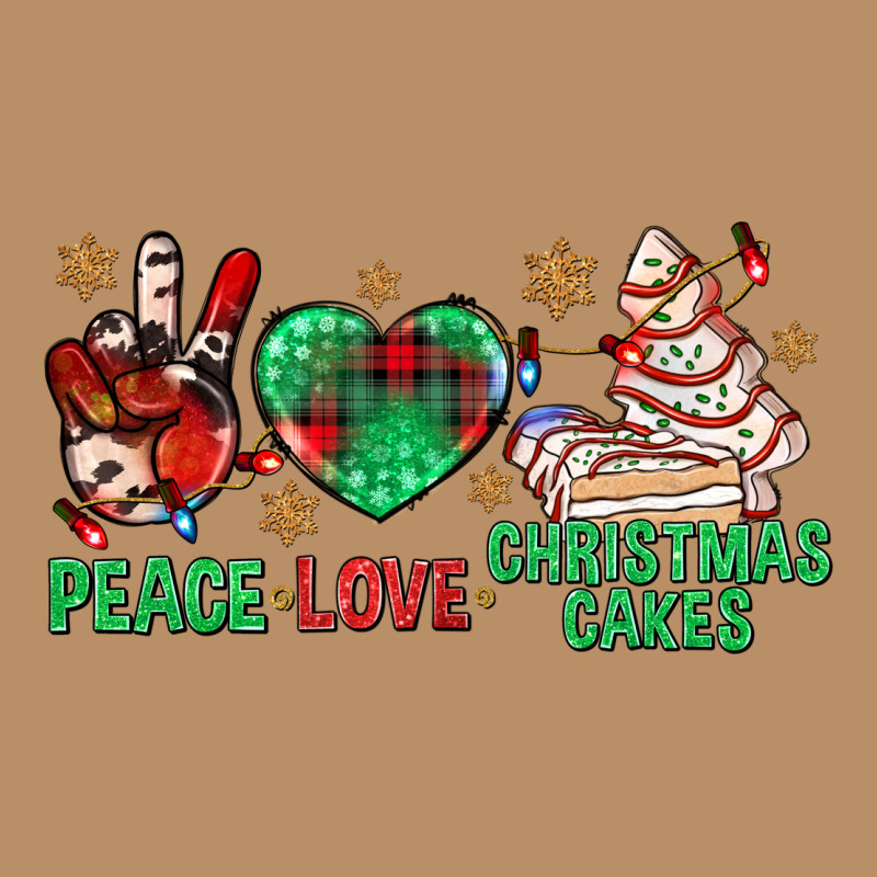 Peace Love Christmas Cakes Bbs Vintage Hoodie by BundleAndBundleShop | Teevron
