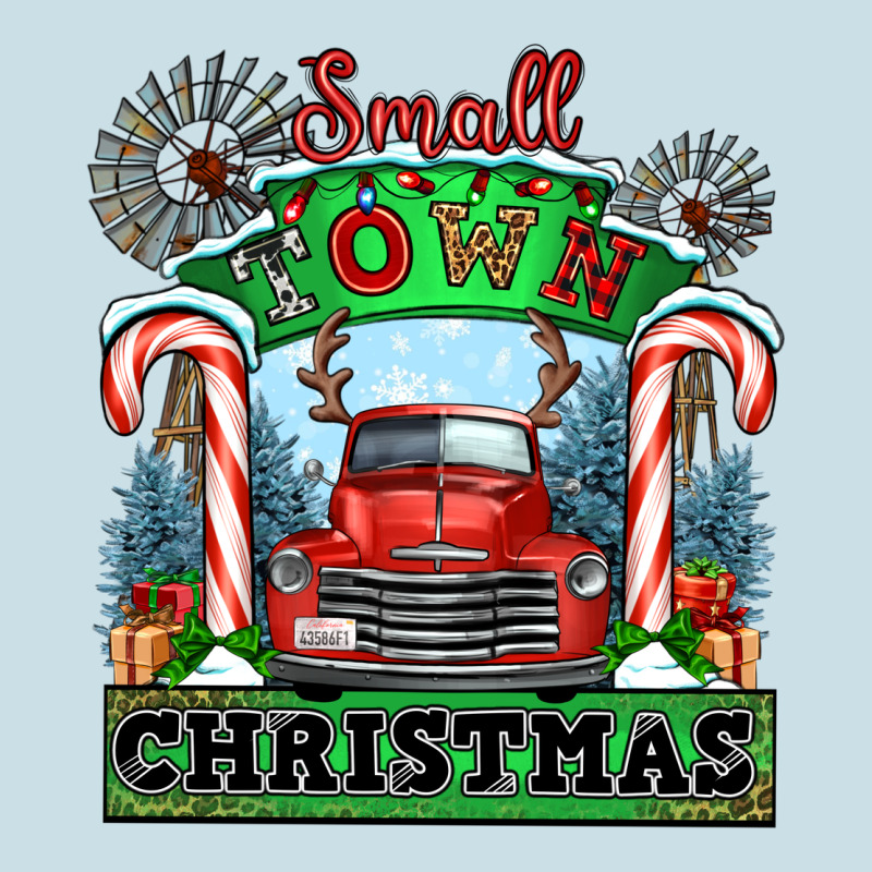 Small Town Christmas Ladies Tee by CowGirlArtShop | Teevron