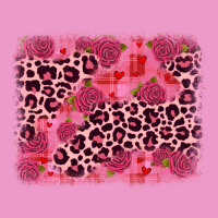 Valentine's Day Roses Leopard Background Urban Hoodie | Teevron