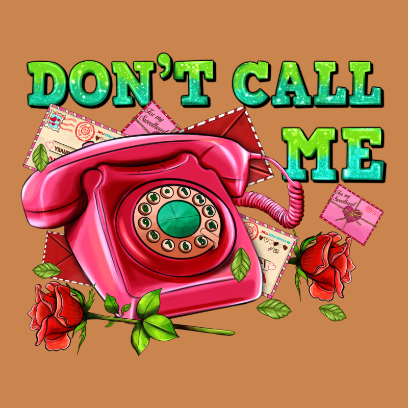 Dont Call Me With Pink Phone And Letters Heavyweight Hoodie by AdoDesignShop | Teevron