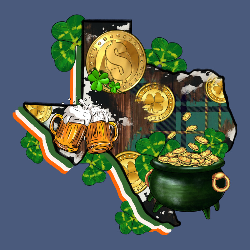Texas Map St Patricks Day Vintage Hoodie by FaDigitalArtStudio | Teevron
