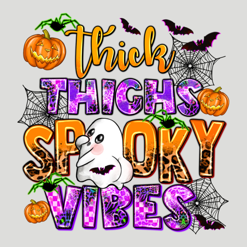Thick Thighs Spooky Vibes Zipper Hoodie by AdoDesignShop | Teevron