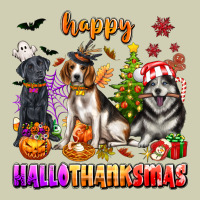 Happy Hallothanksmas Dogs Heavy Core Tee | Teevron