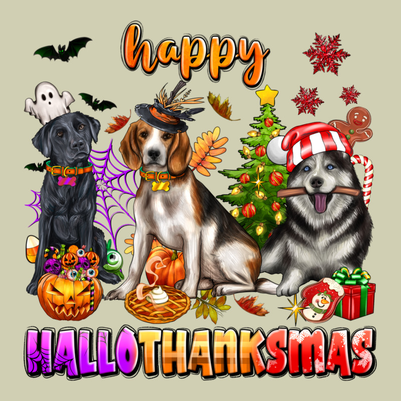 Happy Hallothanksmas Dogs Heavy Core Tee by texasbilliewilder | Teevron