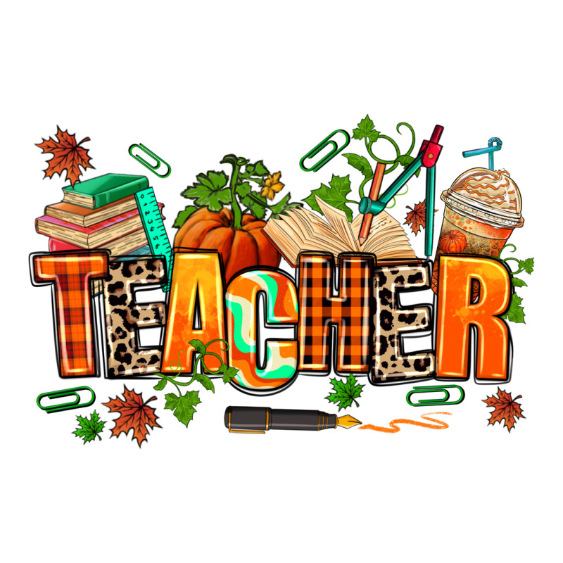 Fall Teacher Zipper Hoodie by AdoDesignShop | Teevron