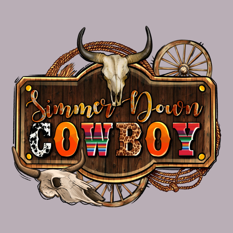 Simmer Down Cowboy Olivia Vintage Tee by OliviaCreatesArt | Teevron