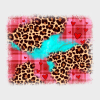 Valentine's Day Leopard Background Urban Hoodie | Teevron
