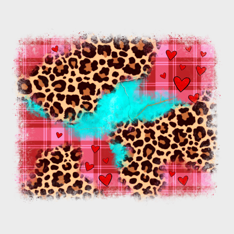 Valentine's Day Leopard Background Urban Hoodie by JahusDesignShop | Teevron