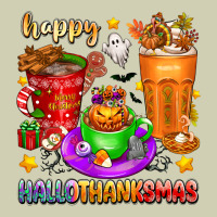Happy Hallothanksmas Coffee Cups Heavy Core Tee | Teevron