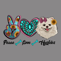 Peace Love Pomeranian Vintage Tee | Teevron