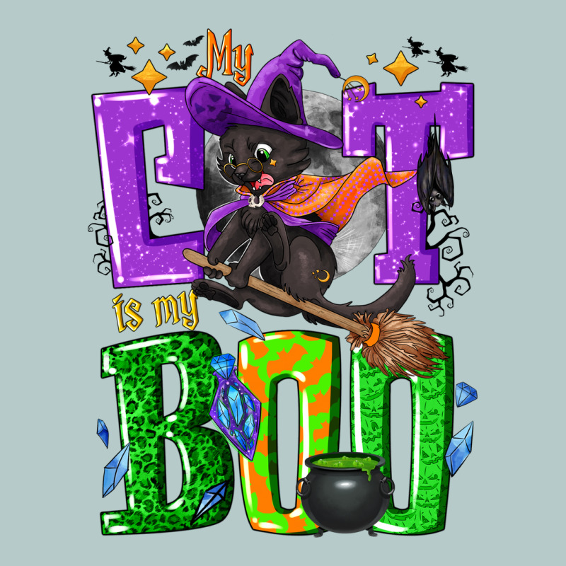 My Cat Is My Boo Halloween Heavy Core Tee by NancyCooperArtShop | Teevron