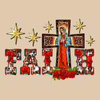 Faith Our Lady Of Guadalupe Cross Heavyweight Sweatshirt | Teevron