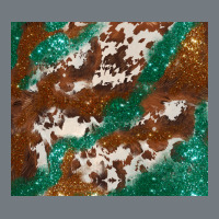 Brown Cowhide Glitter Heavyweight Sweatshirt | Teevron