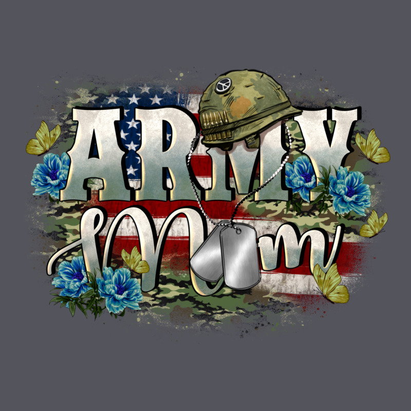 Army Mom Mother's Day Vintage Hoodie by FaDigitalArtStudio | Teevron