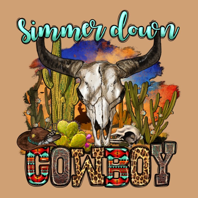 Simmer Down Cowboy Vintage Tee by OliviaCreatesArt | Teevron