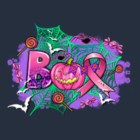 Halloween Boo With Cancer Ribbon Zipper Hoodie | Teevron