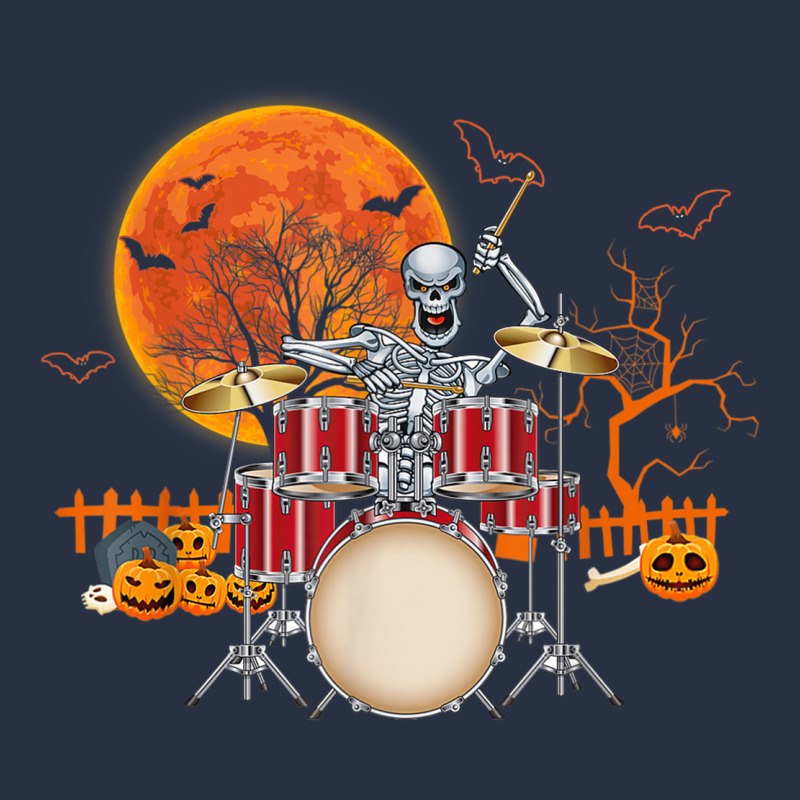 Skeleton Drummer Halloween Costume Playing Drums Mens Boys Heavyweight Sweatshirt by DesignPulse | Teevron