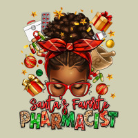 Santas Favorite Pharmacist Afro Messy Bun Heavy Core Tee | Teevron