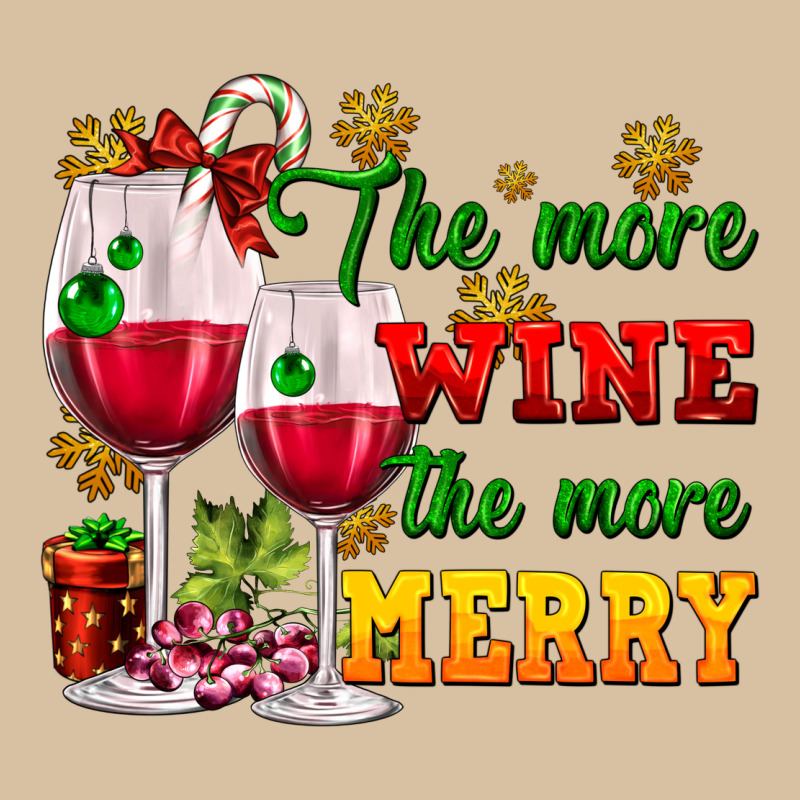 The More Wine The More Merry Heavyweight Hoodie by AdoDesignShop | Teevron