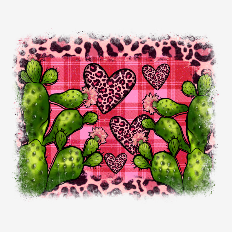 Valentine's Day Cactus Background Urban Hoodie by JahusDesignShop | Teevron