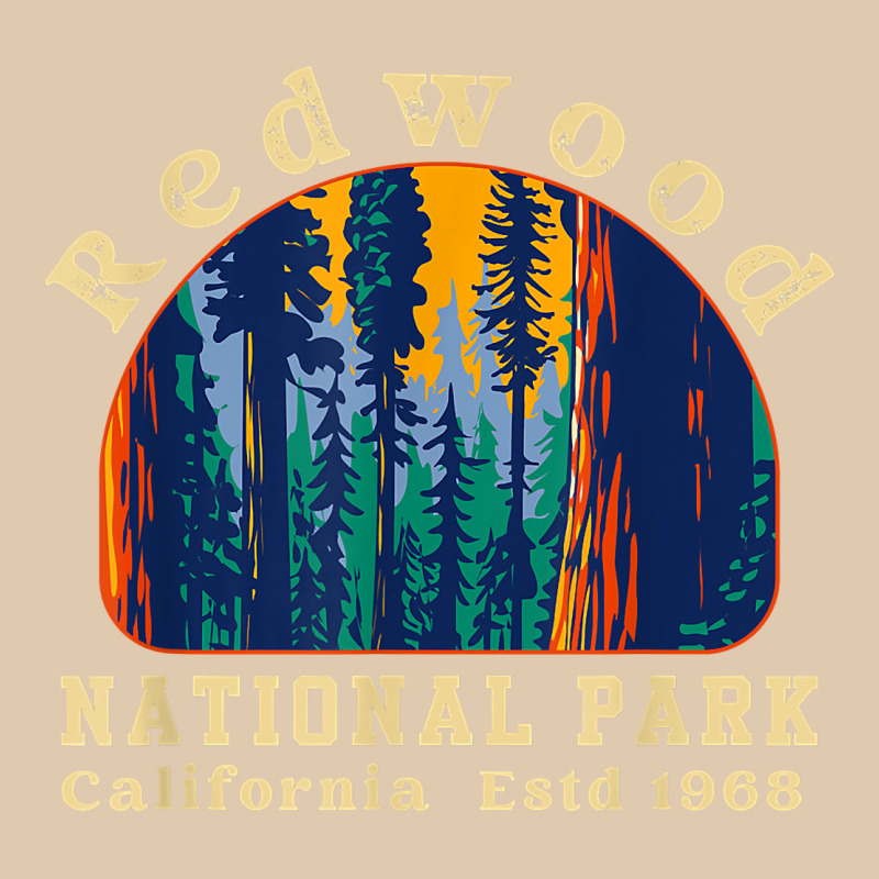Redwood National Park California Retro Vintage Cam Heavyweight Sweatshirt by DesignPulse | Teevron