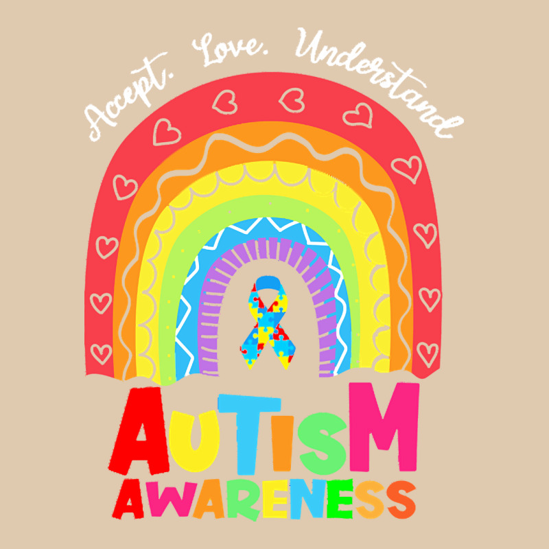 Autism Awareness Month T  Shirt Autism Awareness Rainbow Accept Unders Heavyweight Sweatshirt by DesignPulse | Teevron