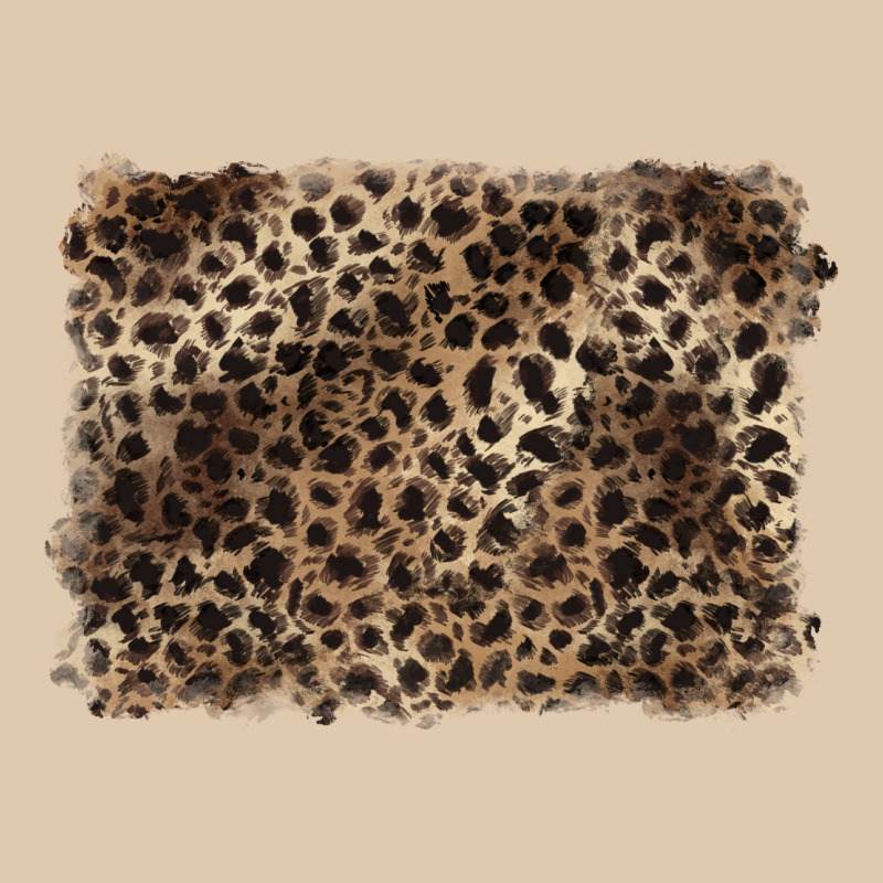 Handdrawn Leopard Pattern Brown Heavyweight Sweatshirt by BarkalooDesign | Teevron