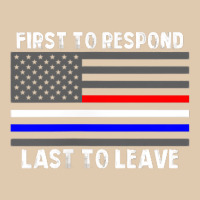 Police Fire Ems First Responder American Flag Firefighter T Shirt Heavyweight Sweatshirt | Teevron