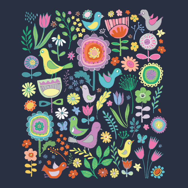 Cute Birds T  Shirt Birds And Blooms   Cute Floral Pattern By Cecca De Heavyweight Sweatshirt by DesignPulse | Teevron