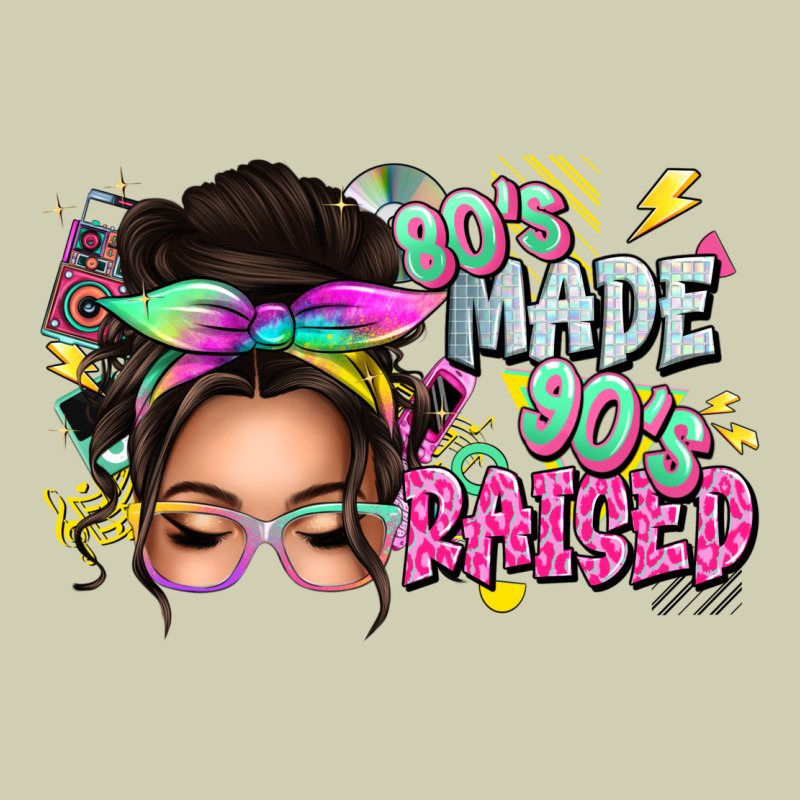 80s Made 90s Raised Messy Bun Heavy Core Tee by texasbilliewilder | Teevron