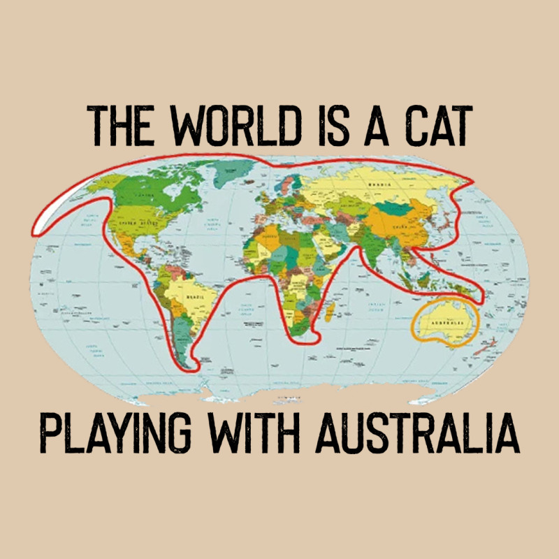 The World Is A Cat Playing With Australia 2020 Shirt Heavyweight Sweatshirt by PixelWave | Teevron