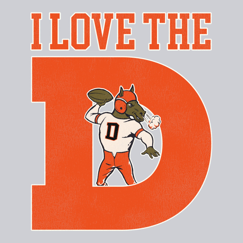 I Love The D Broncos Football Quote Heavyweight Sweatshirt by PixelWave | Teevron