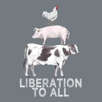 Liberation To All Vegan Vegetarian Food Animal Love Heavyweight Sweatshirt | Teevron