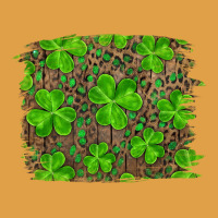 St Patrick's Day Shamrock And Leopard Distressed Premium Hoodie | Teevron