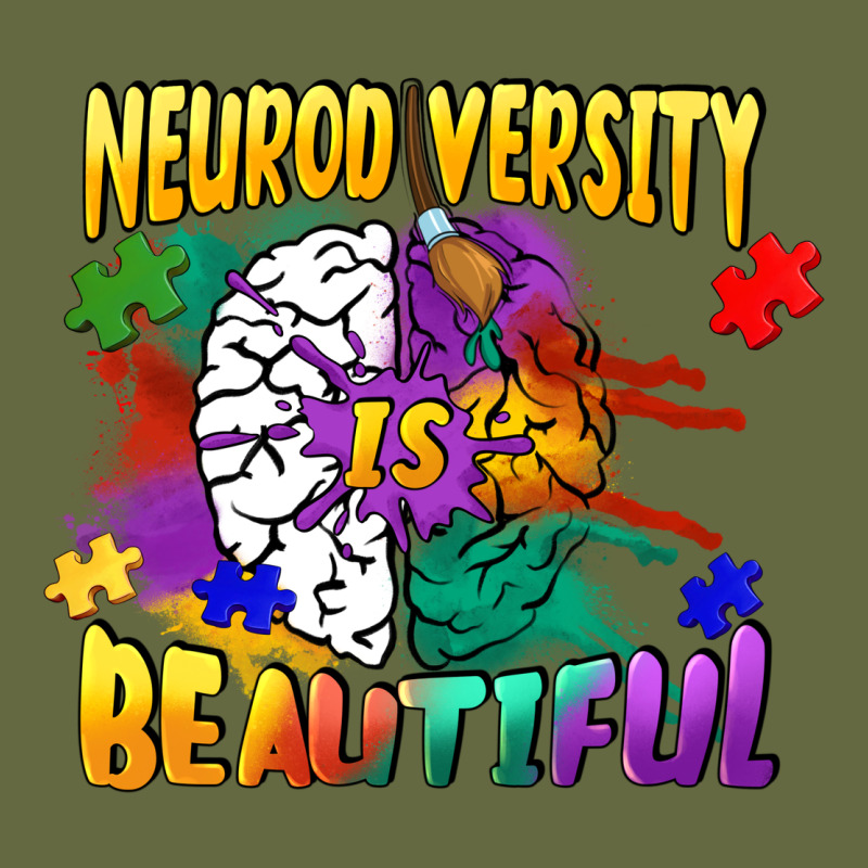 Neurodiversity Is Beautiful Long Sleeve Tee by FaDigitalArtStudio | Teevron
