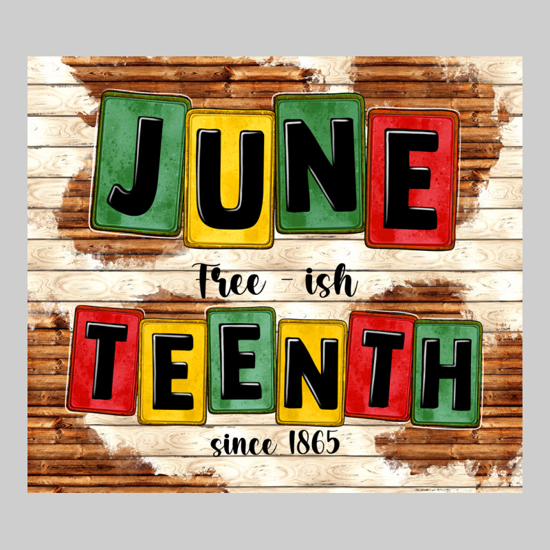 Juneteenth Free Ish Since 1865 Premium Tee by TumblerDesignByShophia | Teevron