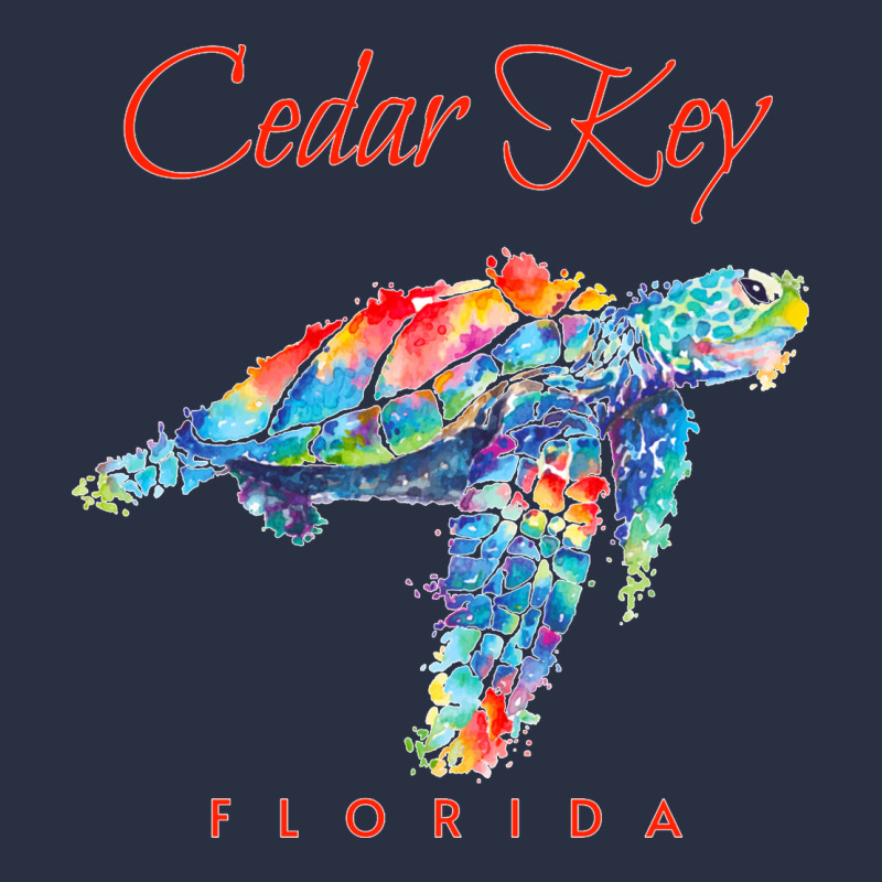 Cedar Key Florida Watercolor Sea Turtle Sweatshirt Heavyweight Sweatshirt by InspiraDesign | Teevron