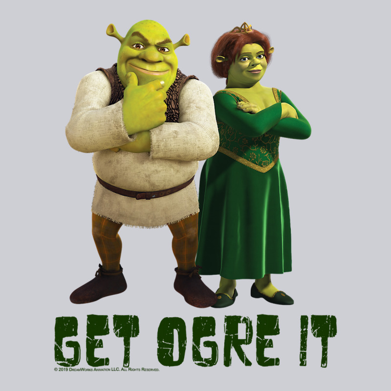 Shrek Fiona & Shrek Get Ogre It Text Poster Heavyweight Sweatshirt by InspiraDesign | Teevron