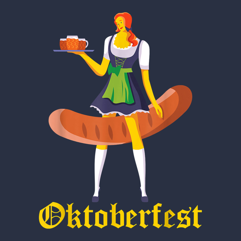 Barmaid Oktoberfest Funny German Woman Dirndl Bratwurst T Shirt Heavyweight Sweatshirt by InspiraDesign | Teevron