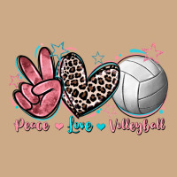 Peace Love Volleyball Vintage Hoodie | Teevron