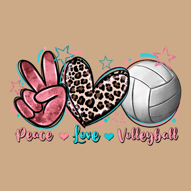 Peace Love Volleyball Vintage Hoodie by FaDigitalArtStudio | Teevron
