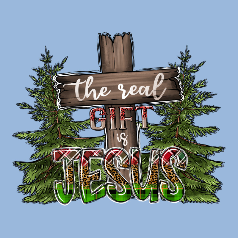 The Real Gift Is Jesus Premium Hoodie by CowhideDigitalArt | Teevron