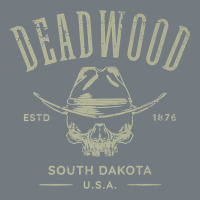 Deadwood South Dakota Usa Distressed Skull Design Souvenir Premium T S Heavyweight Sweatshirt | Teevron
